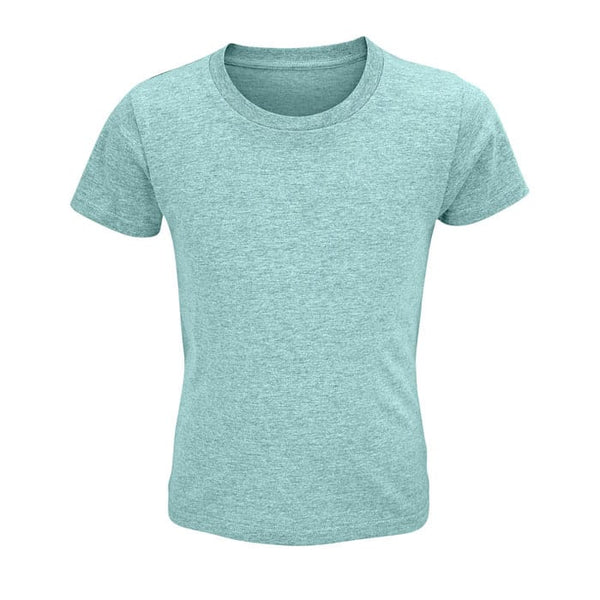 T-Shirt Crusader Kids  150G Heather Light Green / M - personalizzabile con logo