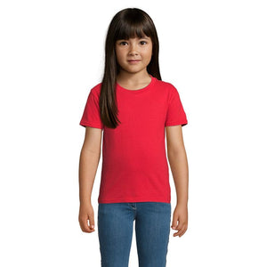 T-Shirt Crusader Kids  150G Rosso / M - personalizzabile con logo