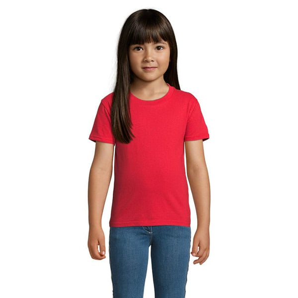 T-Shirt Crusader Kids  150G Rosso / M - personalizzabile con logo