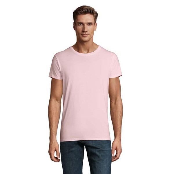 T-Shirt Crusader Uomo  150 rosa / XS - personalizzabile con logo