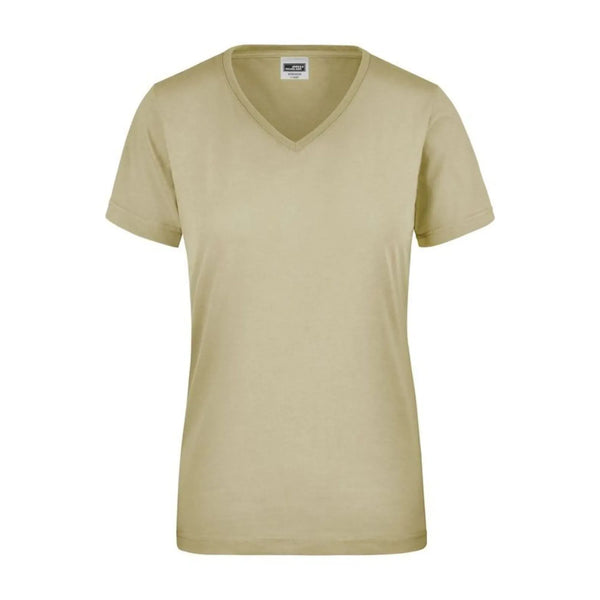 T-shirt Da Lavoro Donna beige / XS - personalizzabile con logo