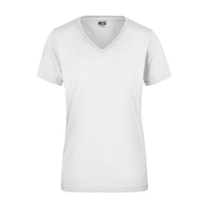 T-shirt Da Lavoro Donna bianco / XS - personalizzabile con logo