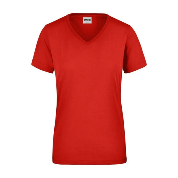 T-shirt Da Lavoro Donna rosso / XS - personalizzabile con logo
