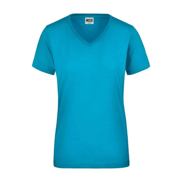 T-shirt Da Lavoro Donna turquoise / XS - personalizzabile con logo