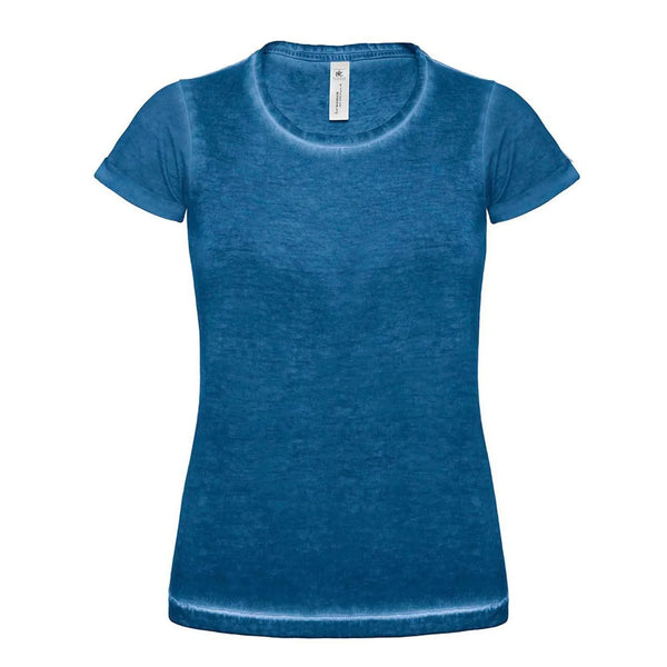 T-shirt Dnm Plug In Donna blu / XS - personalizzabile con logo