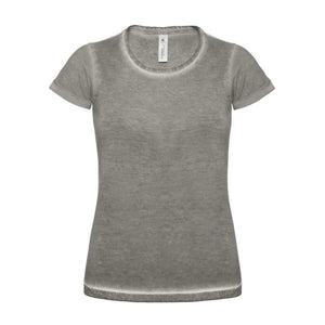 T-shirt Dnm Plug In Donna grigio / XS - personalizzabile con logo