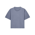 T Shirt Donna Boxy Garment Dyed Stella Nova Vintage g. dyed blue grey / XS - personalizzabile con logo