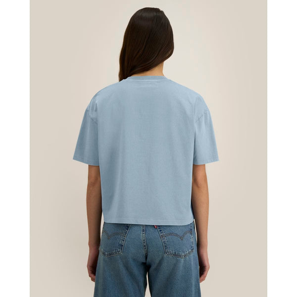 T Shirt Donna Boxy Garment Dyed Stella Nova Vintage - personalizzabile con logo