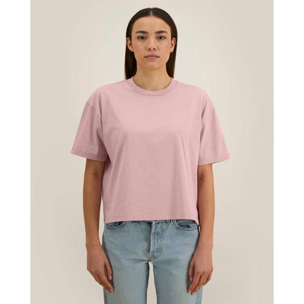 T Shirt Donna Boxy Garment Dyed Stella Nova Vintage - personalizzabile con logo