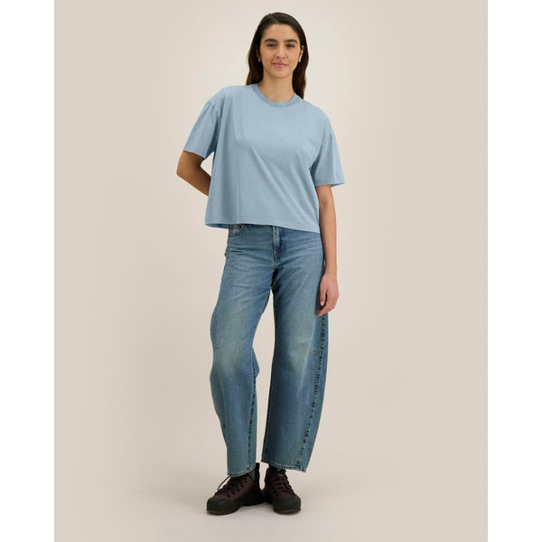 T Shirt Donna Boxy Garment Dyed Stella Nova Vintage - personalizzabile con logo