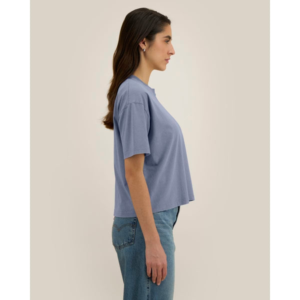 T Shirt Donna Boxy Garment Dyed Stella Nova Vintage - personalizzabile con logo