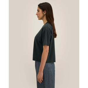 T Shirt Donna Boxy Garment Dyed Stella Nova Vintage - personalizzabile con logo
