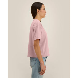 T Shirt Donna Boxy Garment Dyed Stella Nova Vintage - personalizzabile con logo
