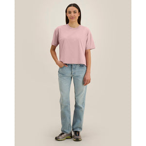 T Shirt Donna Boxy Garment Dyed Stella Nova Vintage - personalizzabile con logo