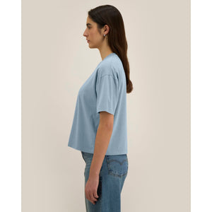 T Shirt Donna Boxy Garment Dyed Stella Nova Vintage - personalizzabile con logo