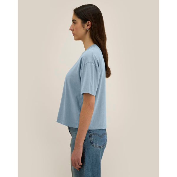 T Shirt Donna Boxy Garment Dyed Stella Nova Vintage - personalizzabile con logo