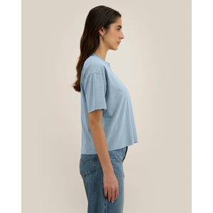 T Shirt Donna Boxy Garment Dyed Stella Nova Vintage - personalizzabile con logo