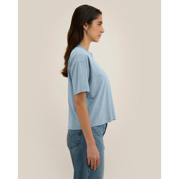 T Shirt Donna Boxy Garment Dyed Stella Nova Vintage - personalizzabile con logo