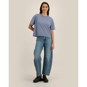 T Shirt Donna Boxy Garment Dyed Stella Nova Vintage - personalizzabile con logo