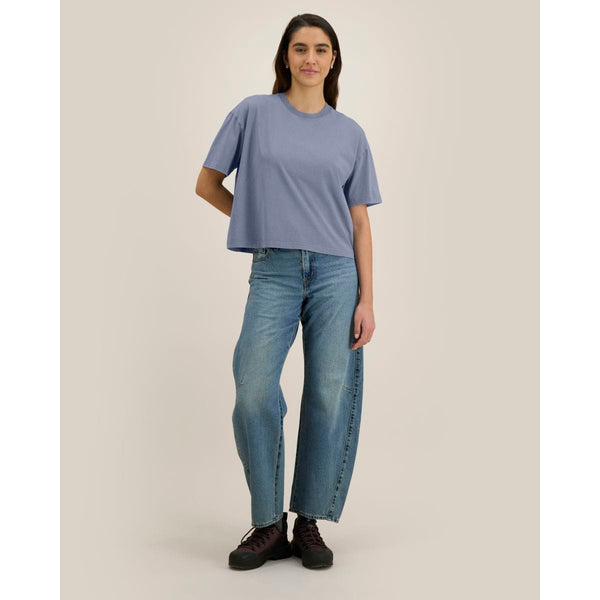 T Shirt Donna Boxy Garment Dyed Stella Nova Vintage - personalizzabile con logo