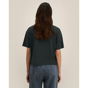 T Shirt Donna Boxy Garment Dyed Stella Nova Vintage - personalizzabile con logo