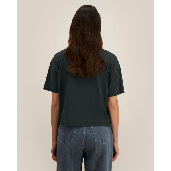 T Shirt Donna Boxy Garment Dyed Stella Nova Vintage - personalizzabile con logo