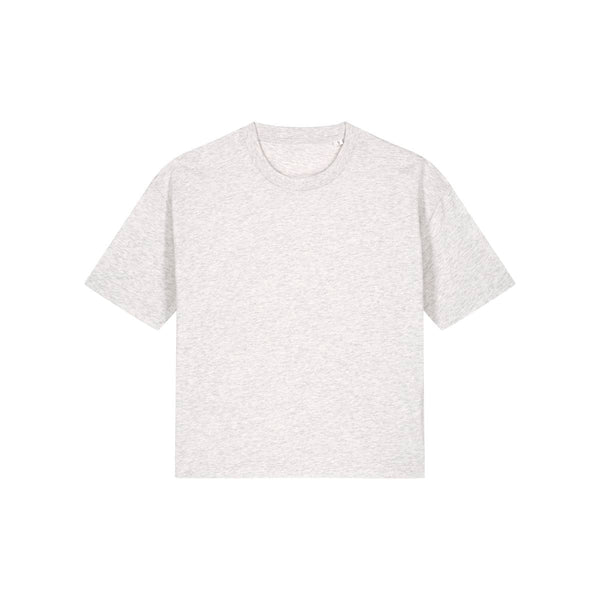 T Shirt Donna Boxy Stella Nova grigio / XS - personalizzabile con logo