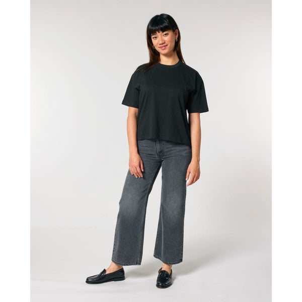 T Shirt Donna Boxy Stella Nova - personalizzabile con logo