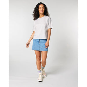 T Shirt Donna Boxy Stella Nova - personalizzabile con logo