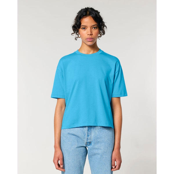T Shirt Donna Boxy Stella Nova - personalizzabile con logo