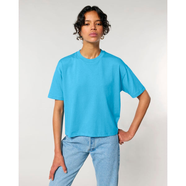 T Shirt Donna Boxy Stella Nova - personalizzabile con logo