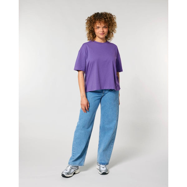 T Shirt Donna Boxy Stella Nova - personalizzabile con logo