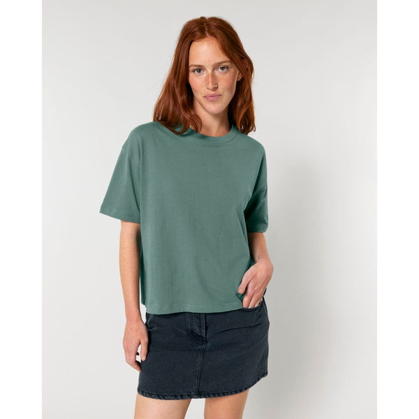 T Shirt Donna Boxy Stella Nova - personalizzabile con logo