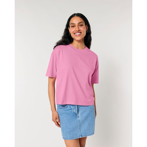 T Shirt Donna Boxy Stella Nova - personalizzabile con logo