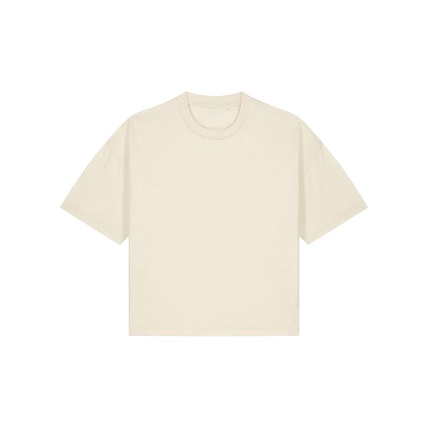 T Shirt Donna Boxy Stella Nova natural / XS - personalizzabile con logo