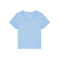T Shirt Donna Con Scollo A V Stella Isla blu / XS - personalizzabile con logo