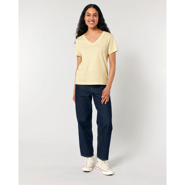 T Shirt Donna Con Scollo A V Stella Isla - personalizzabile con logo