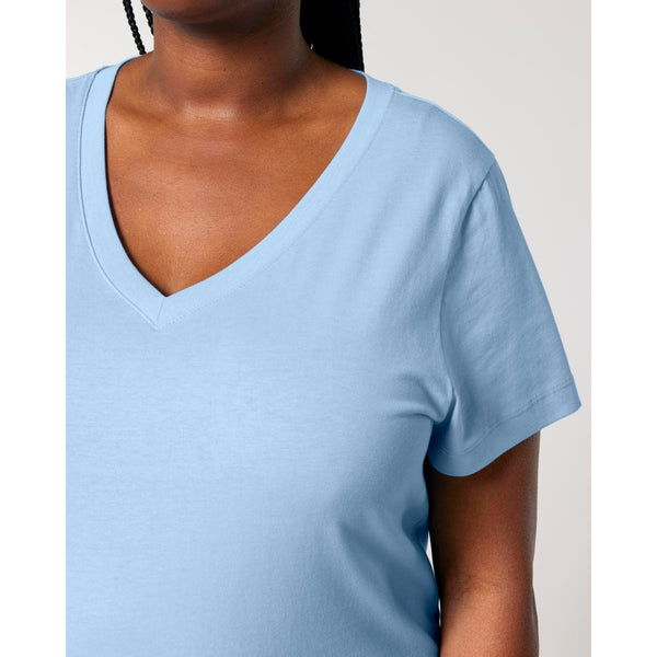 T Shirt Donna Con Scollo A V Stella Isla - personalizzabile con logo