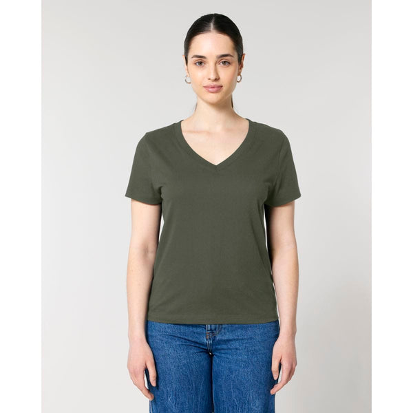 T Shirt Donna Con Scollo A V Stella Isla - personalizzabile con logo