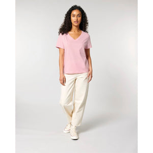 T Shirt Donna Con Scollo A V Stella Isla - personalizzabile con logo