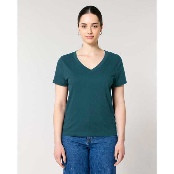 T Shirt Donna Con Scollo A V Stella Isla - personalizzabile con logo