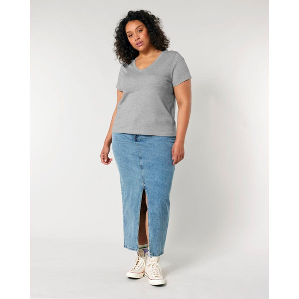T Shirt Donna Con Scollo A V Stella Isla - personalizzabile con logo