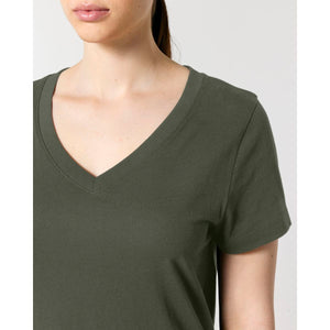T Shirt Donna Con Scollo A V Stella Isla - personalizzabile con logo
