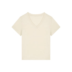 T Shirt Donna Con Scollo A V Stella Isla natural / XS - personalizzabile con logo
