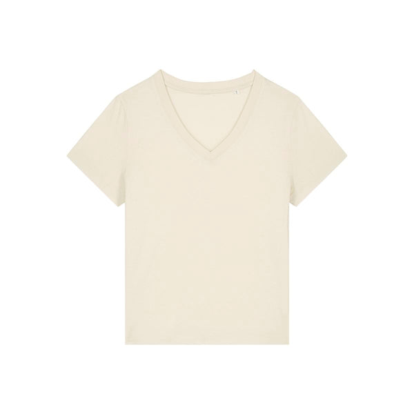 T Shirt Donna Con Scollo A V Stella Isla natural / XS - personalizzabile con logo