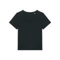 T Shirt Donna Con Scollo A V Stella Isla nero / XS - personalizzabile con logo