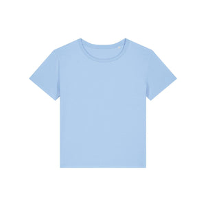 T Shirt Donna Con Scollo Tondo Ampio Stella Serena blue soul / XS - personalizzabile con logo