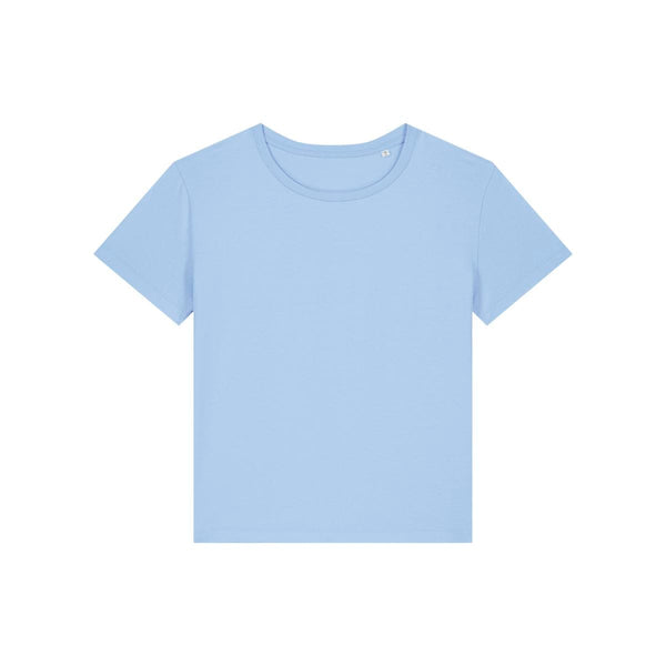 T Shirt Donna Con Scollo Tondo Ampio Stella Serena blue soul / XS - personalizzabile con logo
