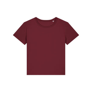 T Shirt Donna Con Scollo Tondo Ampio Stella Serena bordeaux / XS - personalizzabile con logo