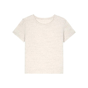 T Shirt Donna Con Scollo Tondo Ampio Stella Serena eco heather / XS - personalizzabile con logo